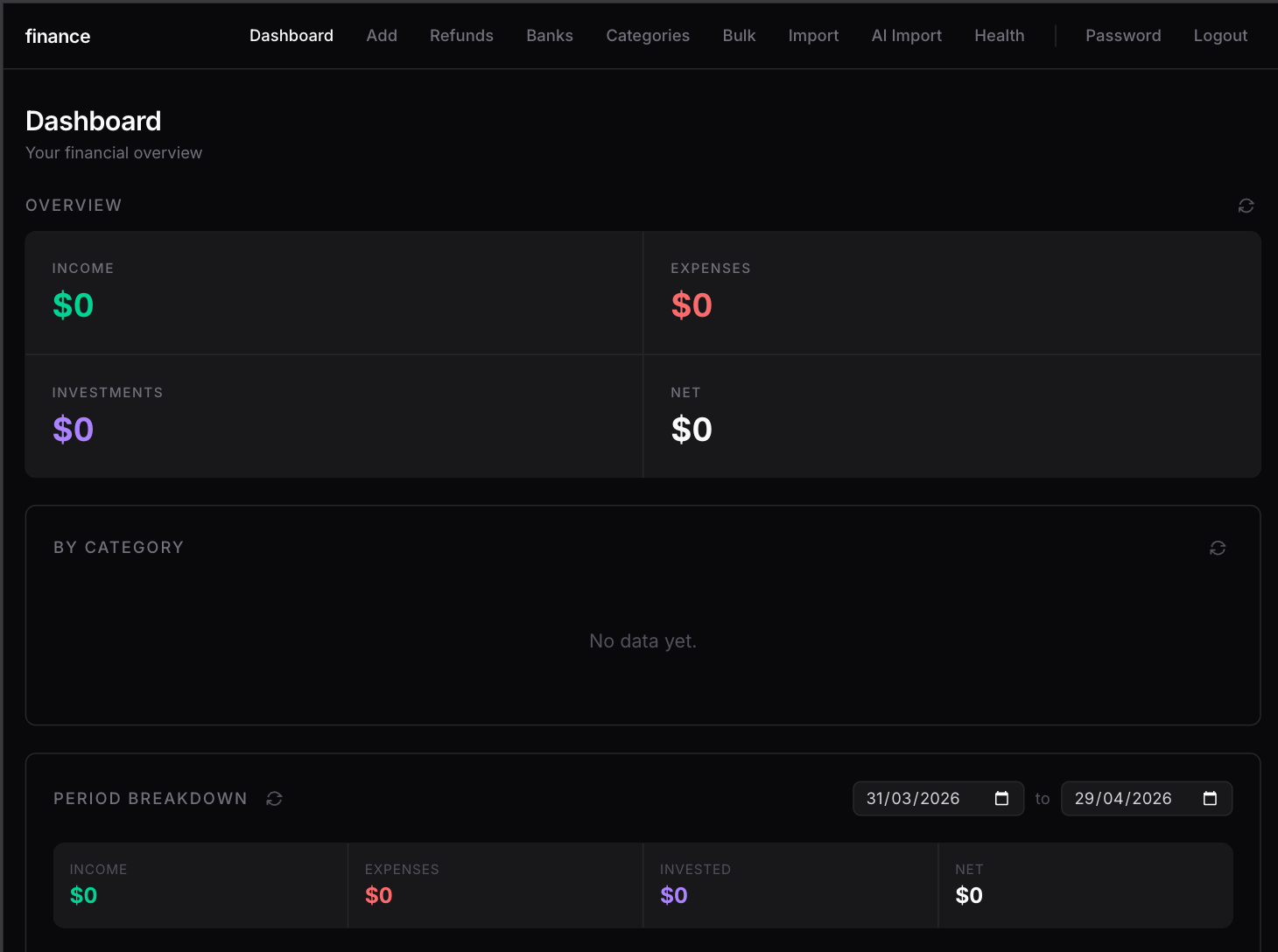 Expensa screenshot